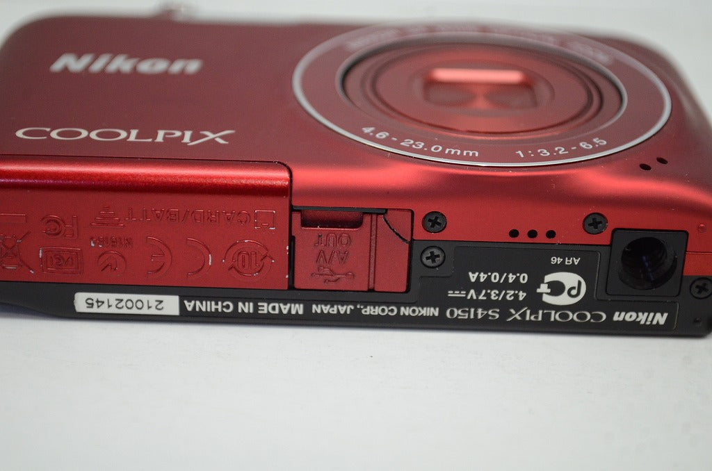良品 Nikon COOLPIX S4150 ニコン コンパクトデジタルカメラ レッド 元箱付 250917d