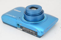 美品 Nikon ニコン COOLPIX S3600 コンパクトデジタルカメラ ブルー 240602t
