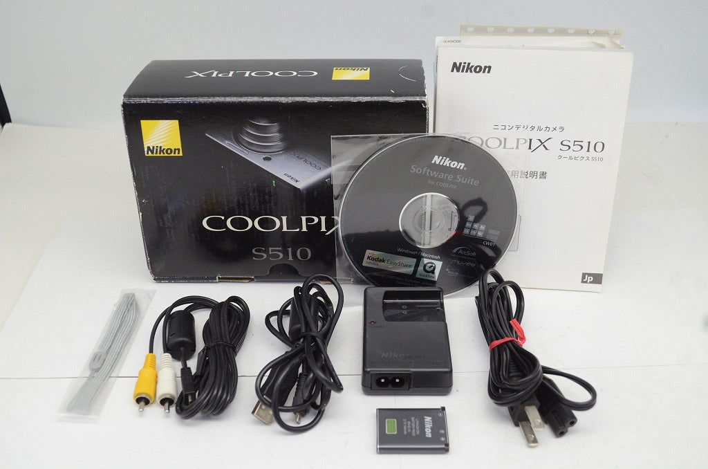 Nikon ニコン COOLPIX S510 コンパクトデジタルカメラ シルバー 元箱付 250919c