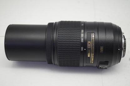Nikon ニコン AF-S DX NIKKOR 55-300mm F4.5-5.6G ED VR APS-C ズームレンズ フード付 250918c