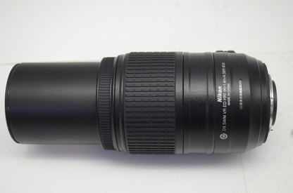 Nikon ニコン AF-S DX NIKKOR 55-300mm F4.5-5.6G ED VR APS-C ズームレンズ フード付 250918c