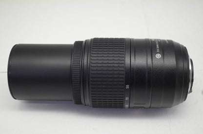 Nikon ニコン AF-S DX NIKKOR 55-300mm F4.5-5.6G ED VR APS-C ズームレンズ フード付 250918c
