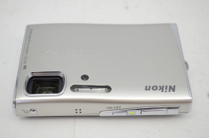 良品 Nikon ニコン COOLPIX S51 コンパクトデジタルカメラ グロスシルバー 250917j