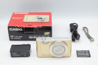 良品 CASIO カシオ EXILIM EX-ZS190 コンパクトデジタルカメラ ゴールド 元箱付 250310a