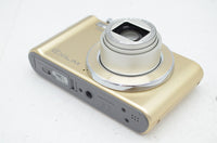 良品 CASIO カシオ EXILIM EX-ZS190 コンパクトデジタルカメラ ゴールド 元箱付 250310a