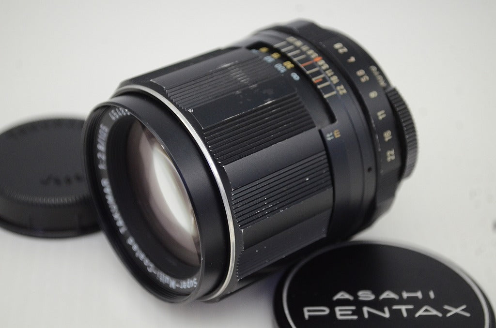 PENTAX ペンタックス SMC TAKUMAR 105mm F2.8 M42マウント 単焦点レンズ フード付 251120a