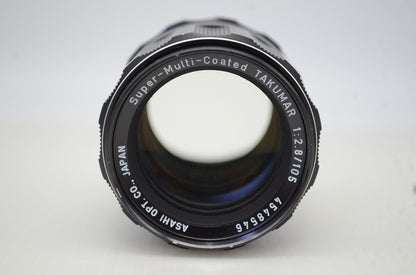 PENTAX ペンタックス SMC TAKUMAR 105mm F2.8 M42マウント 単焦点レンズ フード付 251120a