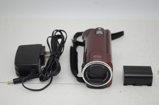 美品 JVC ケンウッド Everio GZ-HM450 デジタルカメラ ルージュレッド 250917f