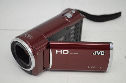 美品 JVC ケンウッド Everio GZ-HM450 デジタルカメラ ルージュレッド 250917f