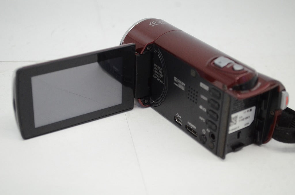 美品 JVC ケンウッド Everio GZ-HM450 デジタルカメラ ルージュレッド 250917f