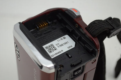 美品 JVC ケンウッド Everio GZ-HM450 デジタルカメラ ルージュレッド 250917f