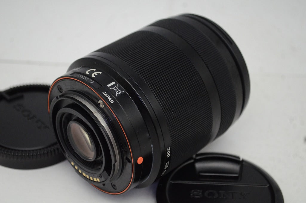 SONY DT 18-200mm F3.5-6.3 SAL18200 MINOLTA ミノルタ αマウント APS-C ズームレンズ フード付 250918a
