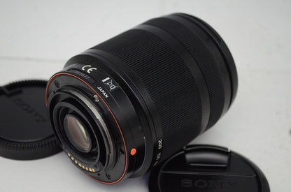 SONY DT 18-200mm F3.5-6.3 SAL18200 MINOLTA ミノルタ αマウント APS-C ズームレンズ フード付 250918a