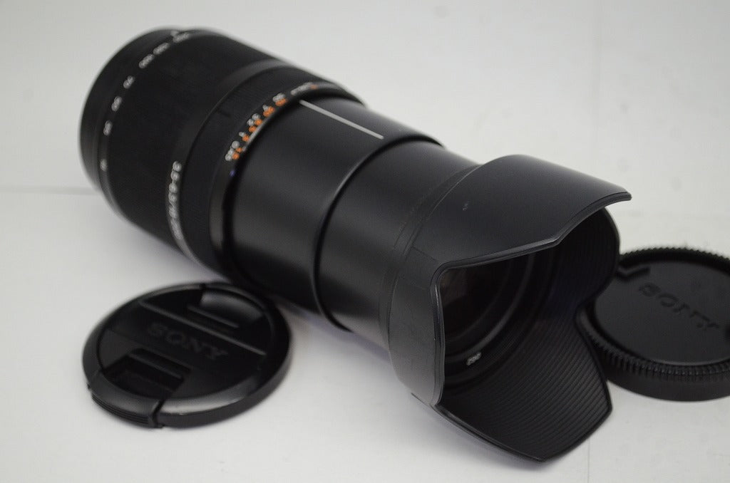 SONY DT 18-200mm F3.5-6.3 SAL18200 MINOLTA ミノルタ αマウント APS-C ズームレンズ フード付 250918a