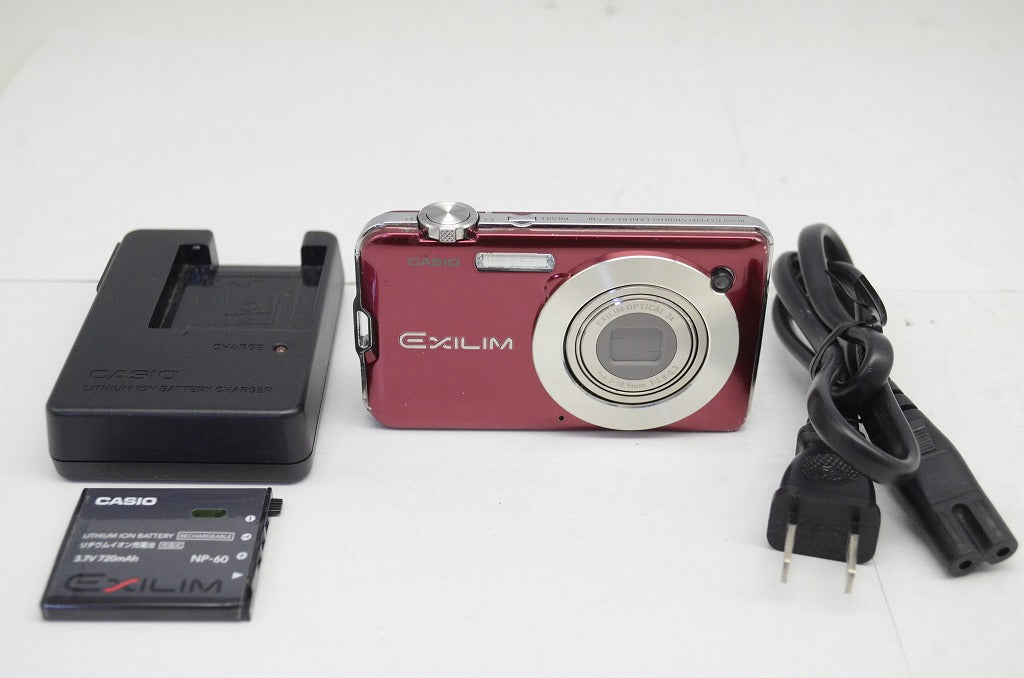 CASIO カシオ EXILIM EX-S10 コンパクトデジタルカメラ レッド 250919o