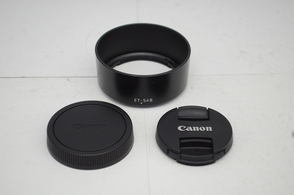 良品 Canon EF-M 55-200mm F4.5-6.3 IS STM キヤノン ミラーレス用 APS-C ズームレンズ 別売フード付 250919k