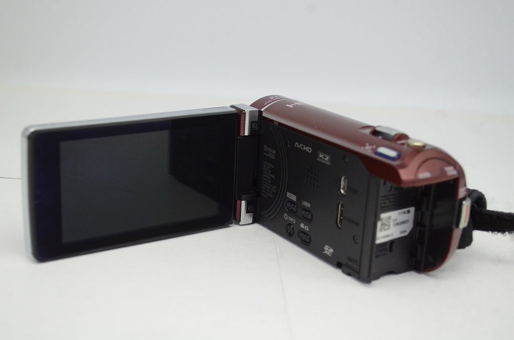 良品 JVC ケンウッド Everio GZ-HM880 デジタルビデオカメラ レッド 元箱付 250915f