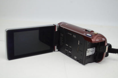 良品 JVC ケンウッド Everio GZ-HM880 デジタルビデオカメラ レッド 元箱付 250915f