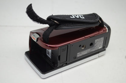 良品 JVC ケンウッド Everio GZ-HM880 デジタルビデオカメラ レッド 元箱付 250915f