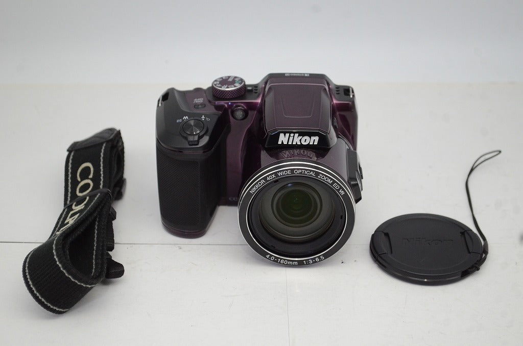 美品 Nikon ニコン COOLPIX B500 デジタルカメラ プラム 250919p