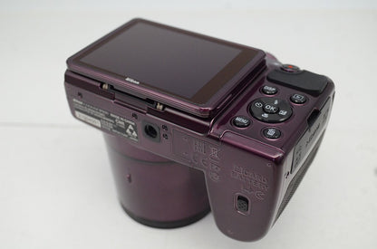 美品 Nikon ニコン COOLPIX B500 デジタルカメラ プラム 250919p