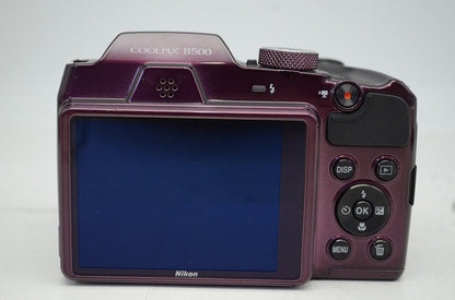 美品 Nikon ニコン COOLPIX B500 デジタルカメラ プラム 250919p