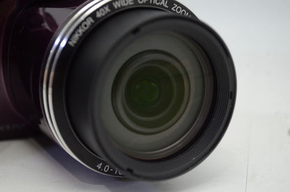 美品 Nikon ニコン COOLPIX B500 デジタルカメラ プラム 250919p