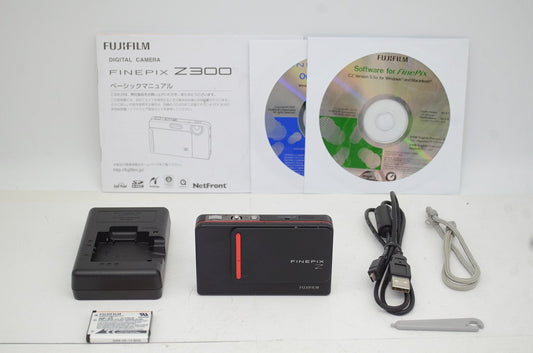 美品 FUJIFILM フジフィルム FinePix Z300 コンパクトデジタルカメラ ブラック 250919q