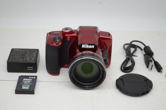 美品 Nikon ニコン COOLPIX B600 デジタルカメラ レッド 250917l