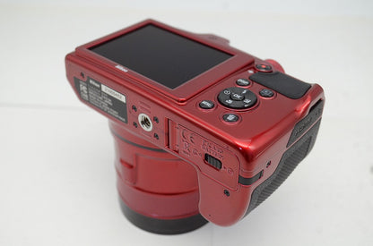 美品 Nikon ニコン COOLPIX B600 デジタルカメラ レッド 250917l