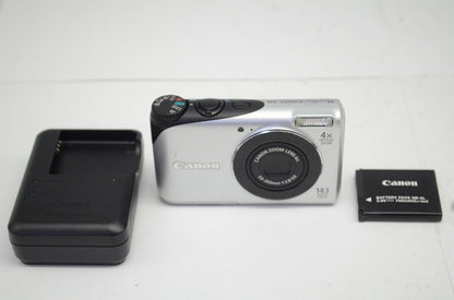 Canon キヤノン PowerShot A2200 コンパクトデジタルカメラ シルバー 250916i