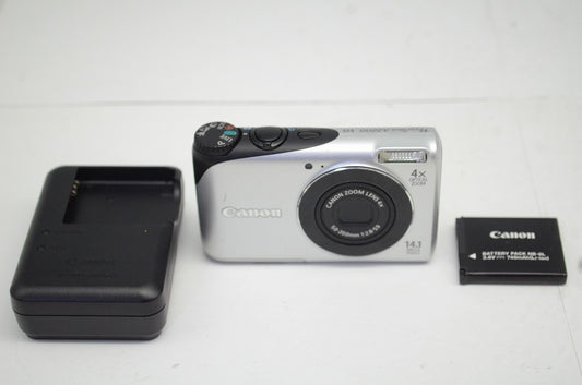 Canon キヤノン PowerShot A2200 コンパクトデジタルカメラ シルバー 250916i