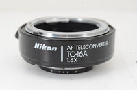 良品 Nikon ニコン AF TELE CONVERTER TC-16A 1.6X テレコンバーター 240616s