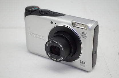 Canon キヤノン PowerShot A2200 コンパクトデジタルカメラ シルバー 250916i