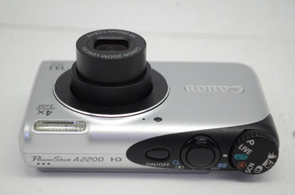 Canon キヤノン PowerShot A2200 コンパクトデジタルカメラ シルバー 250916i