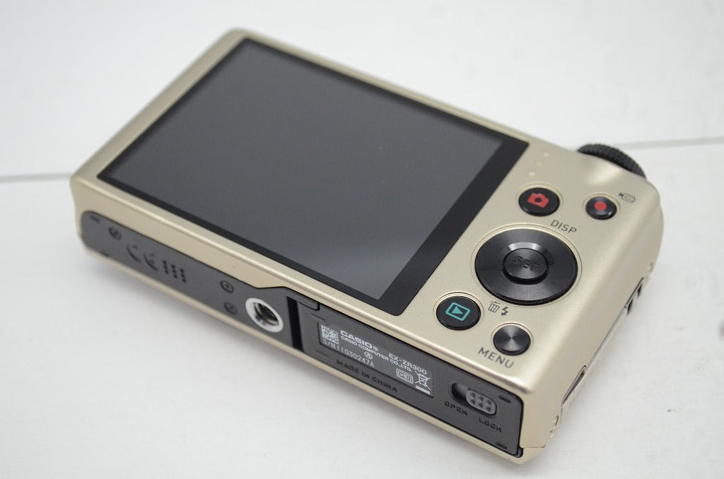 CASIO カシオ HIGH SPEED EXILIM EX-ZR300 コンパクトデジタルカメラ ゴールド 元箱付 250924s