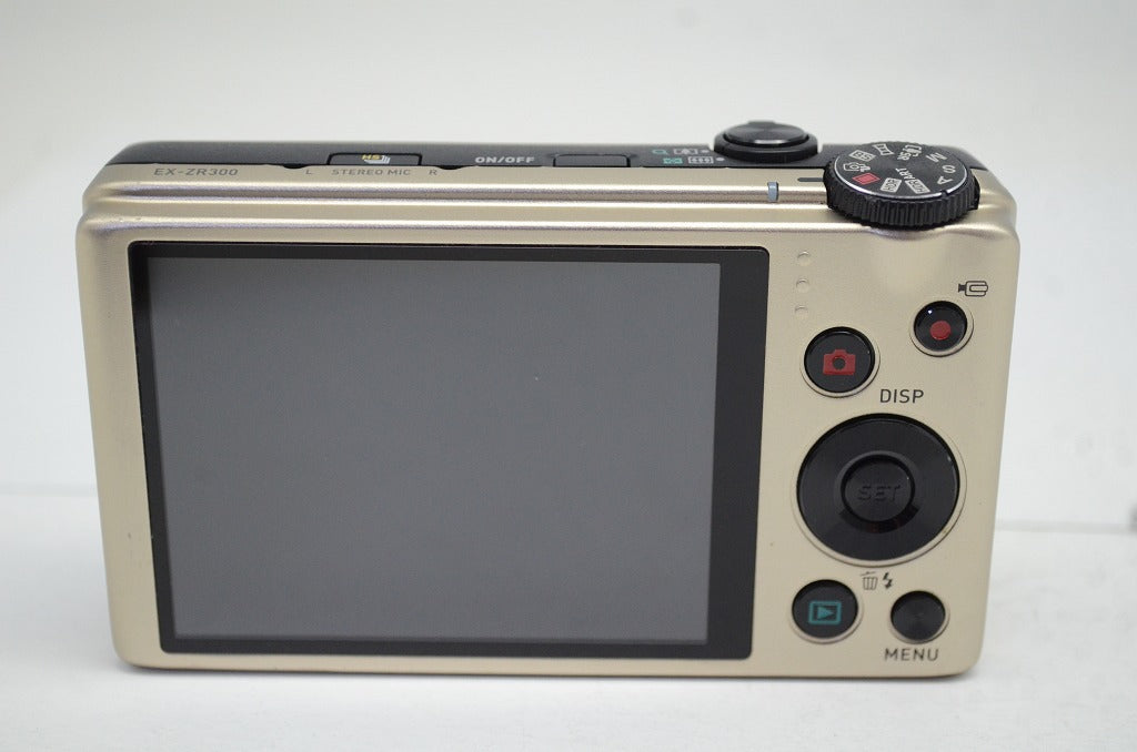 CASIO カシオ HIGH SPEED EXILIM EX-ZR300 コンパクトデジタルカメラ ゴールド 元箱付 250924s