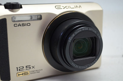 CASIO カシオ HIGH SPEED EXILIM EX-ZR300 コンパクトデジタルカメラ ゴールド 元箱付 250924s