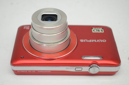 良品 OLYMPUS オリンパス VG-120 コンパクトデジタルカメラ レッド 250924ab
