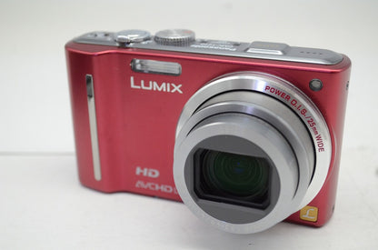 Panasonic パナソニック LUMIX DMC-TZ10 コンパクトデジタルカメラ レッド 元箱付 250924q