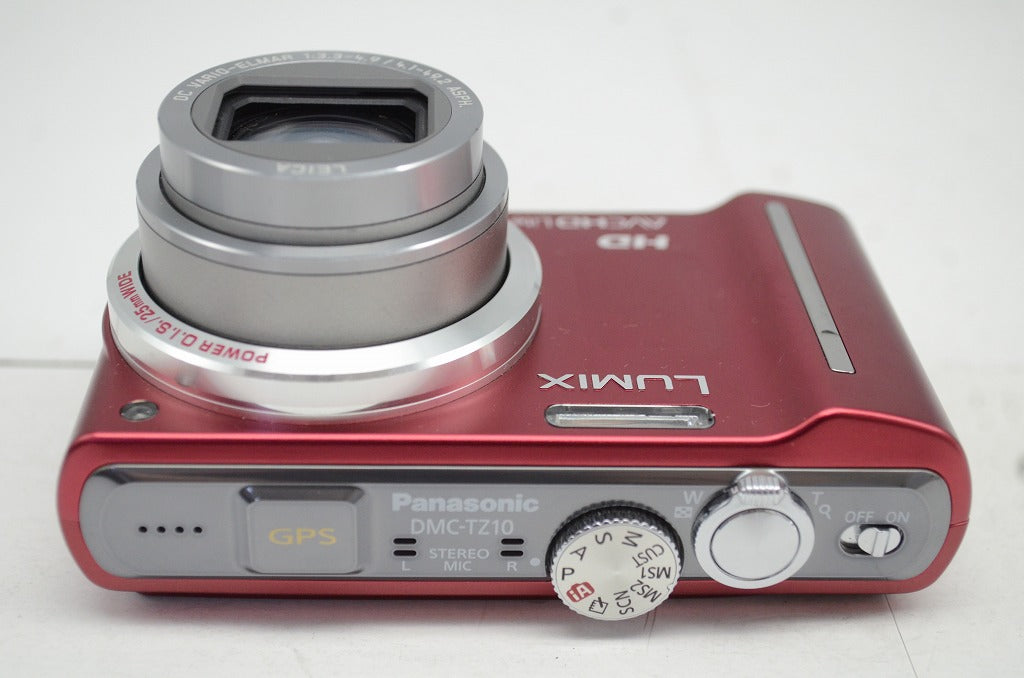 Panasonic パナソニック LUMIX DMC-TZ10 コンパクトデジタルカメラ レッド 元箱付 250924q