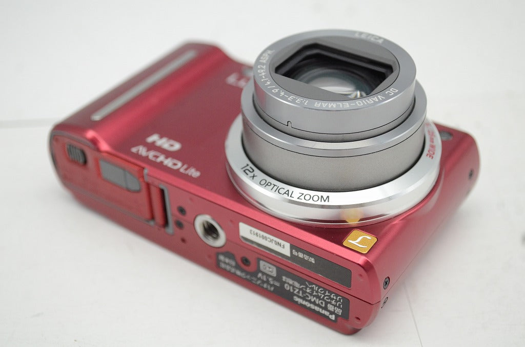 Panasonic パナソニック LUMIX DMC-TZ10 コンパクトデジタルカメラ レッド 元箱付 250924q