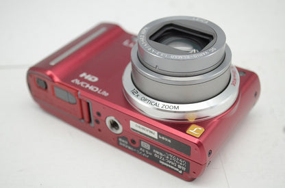 Panasonic パナソニック LUMIX DMC-TZ10 コンパクトデジタルカメラ レッド 元箱付 250924q