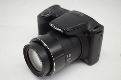 美品 Canon キヤノン PowerShot SX410 IS コンパクトデジタルカメラ ブラック 元箱付 250924r