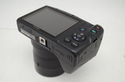 美品 Canon キヤノン PowerShot SX410 IS コンパクトデジタルカメラ ブラック 元箱付 250924r