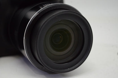 美品 Canon キヤノン PowerShot SX410 IS コンパクトデジタルカメラ ブラック 元箱付 250924r