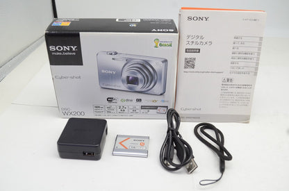 SONY ソニー Cyber-shot DSC-WX200 コンパクトデジタルカメラ ブラック 元箱付 250924w
