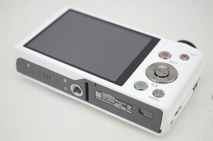 美品 CASIO カシオ HIGH SPEED EXILIM EX-ZR500 コンパクトデジタルカメラ ホワイト 251126w
