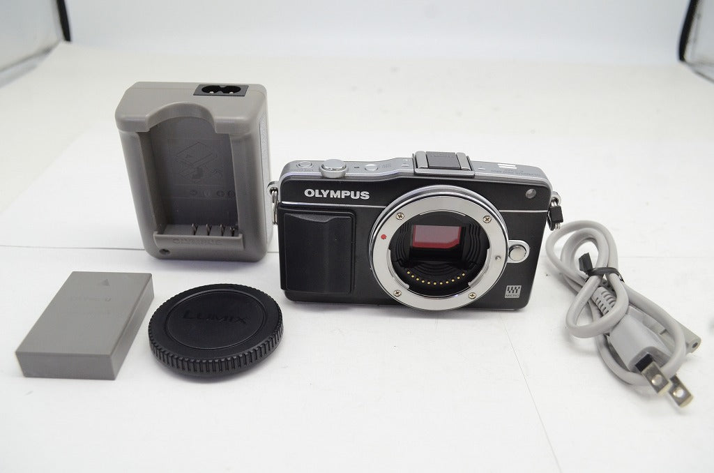 OLYMPUS オリンパス PEN Mini E-PM2 ボディ ミラーレス一眼カメラ ブラック 250924a