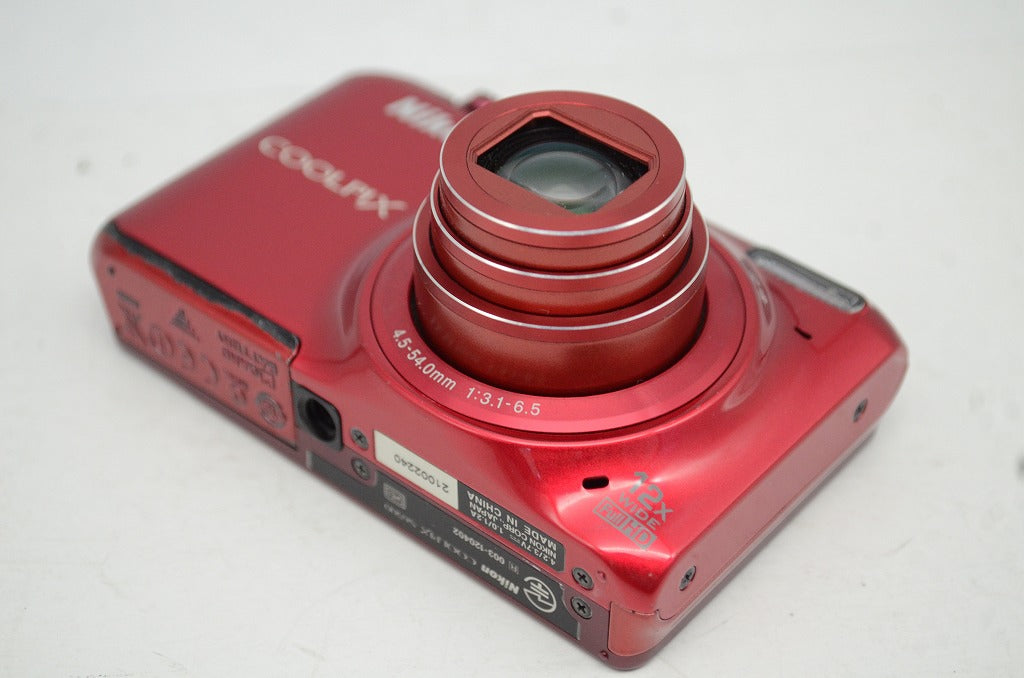 Nikon ニコン COOLPIX S6500 コンパクトデジタルカメラ レッド 元箱付 250924k